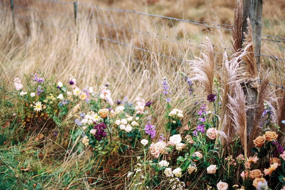 Rustic backdrop