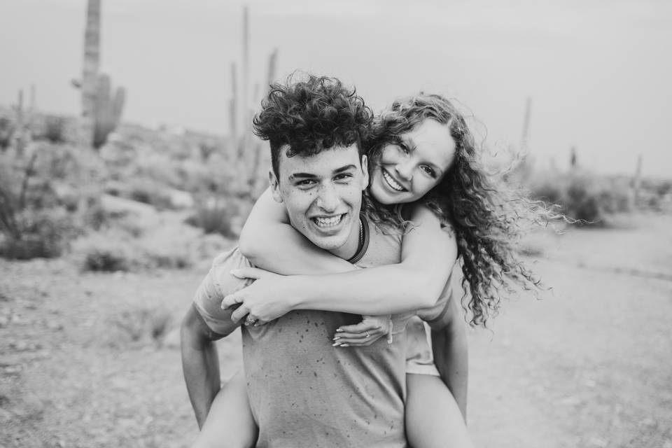 Desert Engagement Session