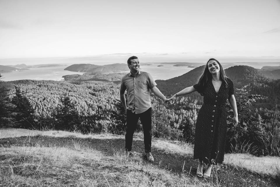 Orcas island engagement