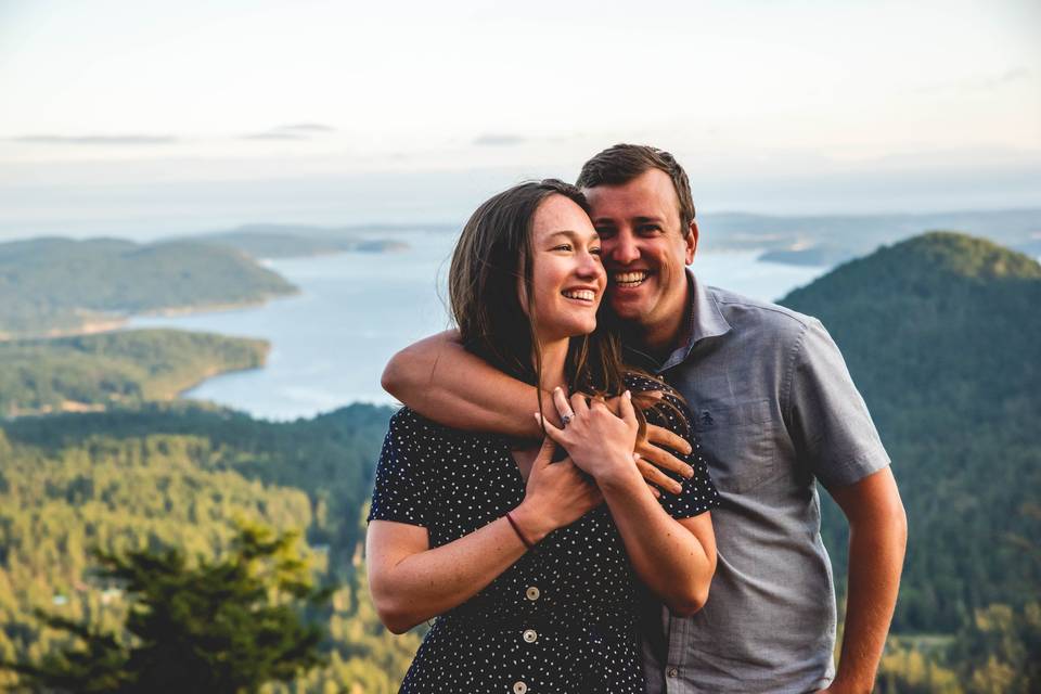 Orcas island engagement