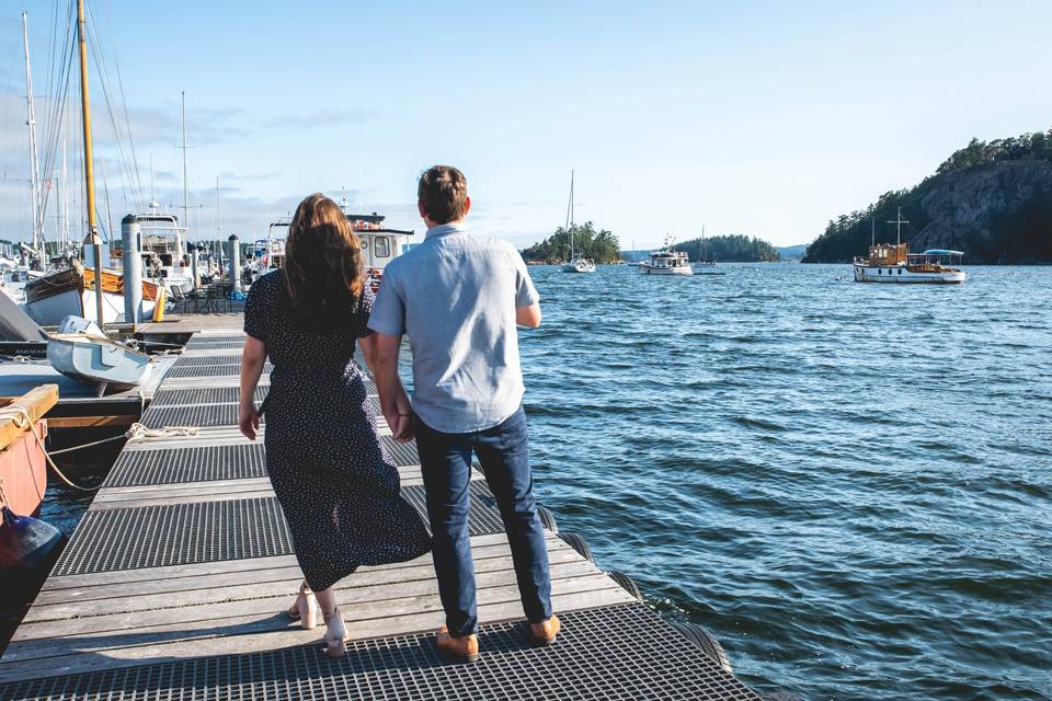 Orcas island engagement