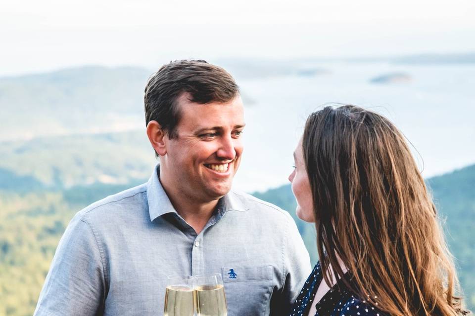 Orcas island engagement