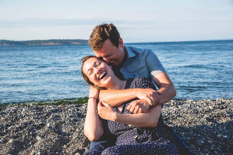 Orcas island engagement