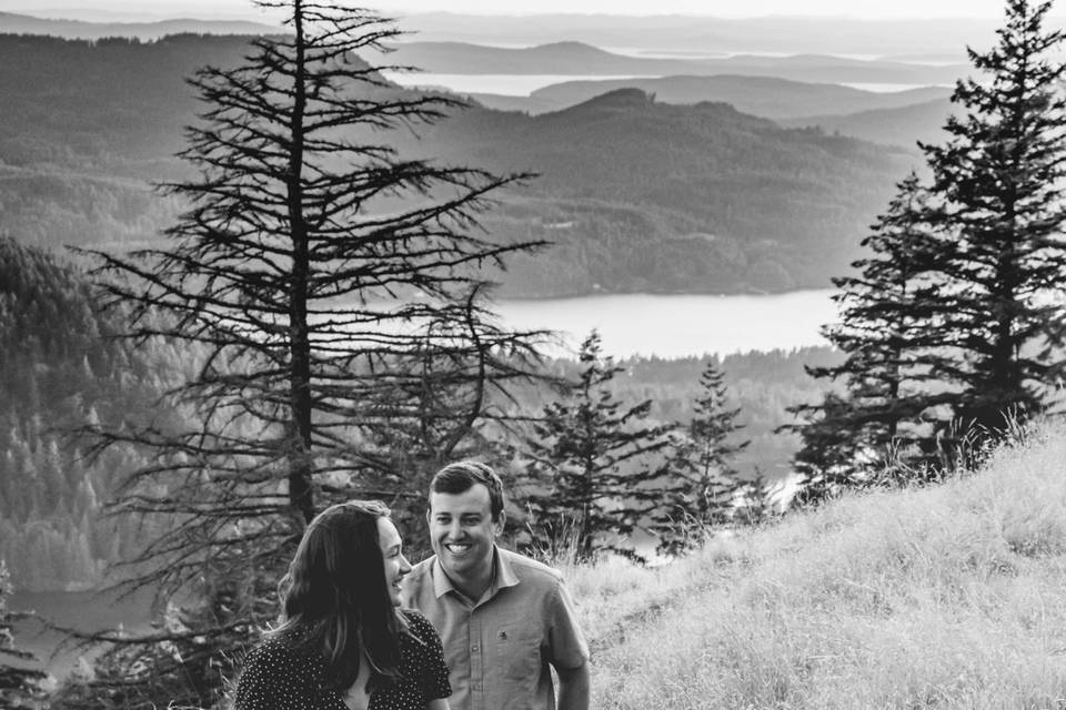 Orcas island engagement