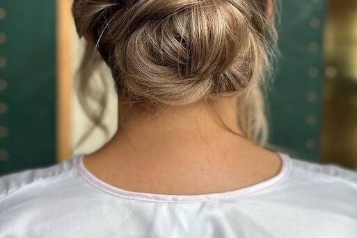 Intricate updo