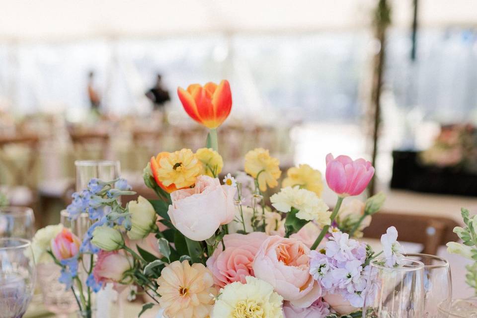 Tent Greenery Reception