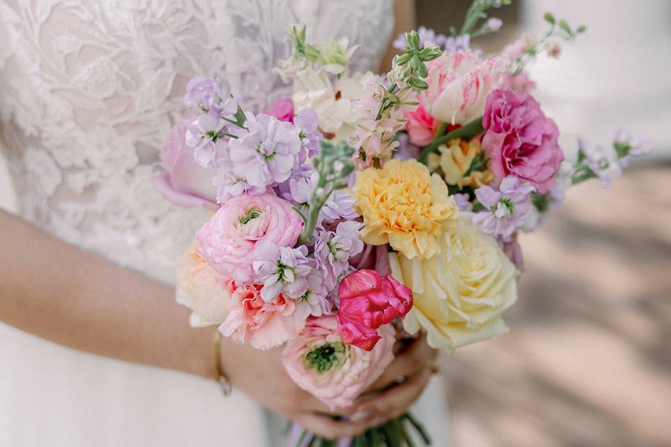 Bridal Bouquet Closeup