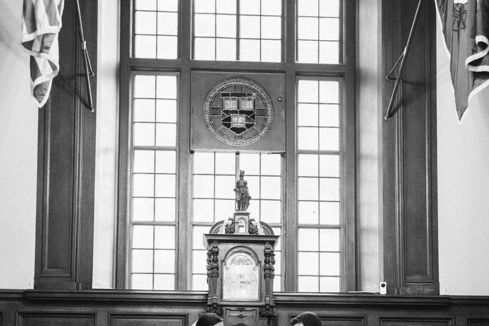 Couple on Grand Staircase