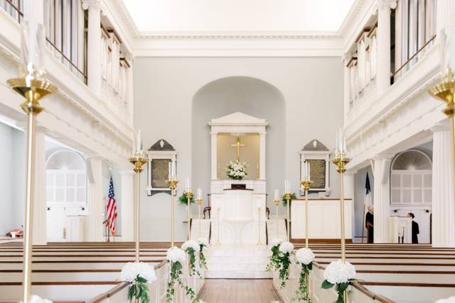 Ceremony setup