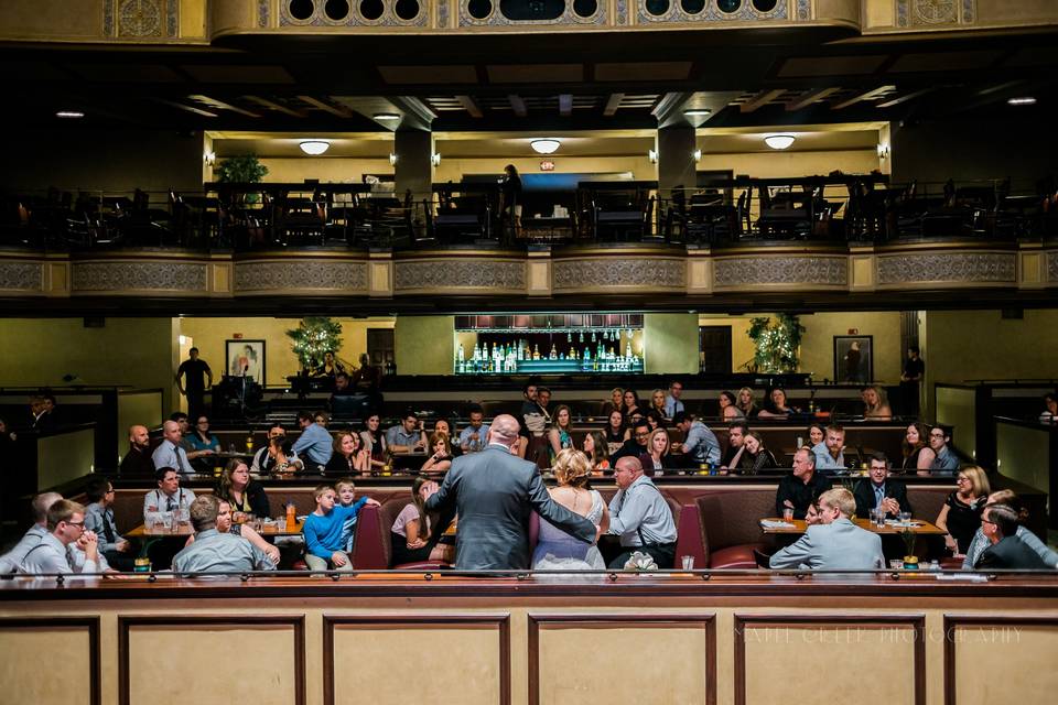 Seating up to 500 for dinner