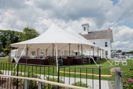 Tent String Globe Lighting - A to Z Event Rentals, LLC.