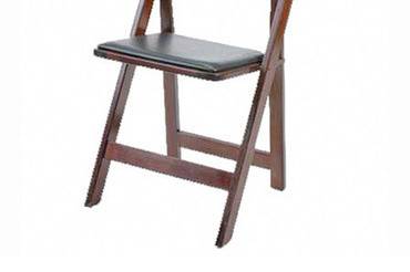 Chairs, fruitwood folding