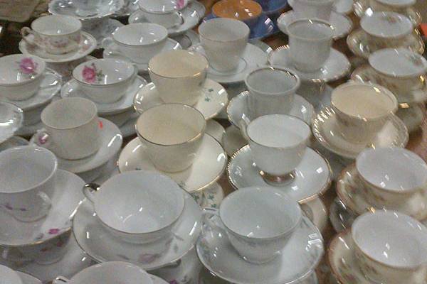 Vintage teacups and saucers