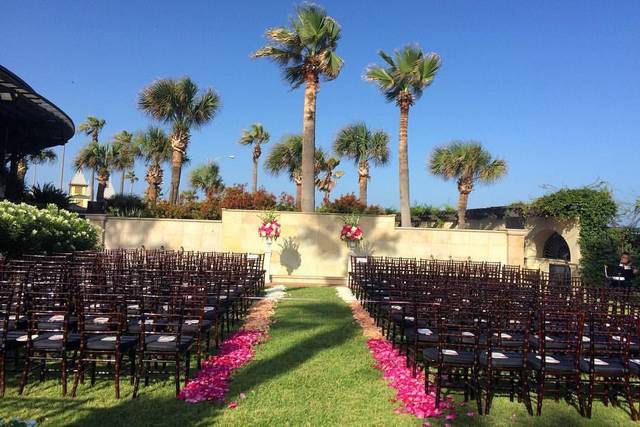 Wedding ceremony area