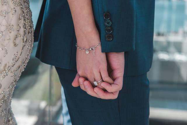 Holding hands