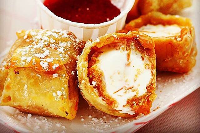 Pb&j ice cream dumplings