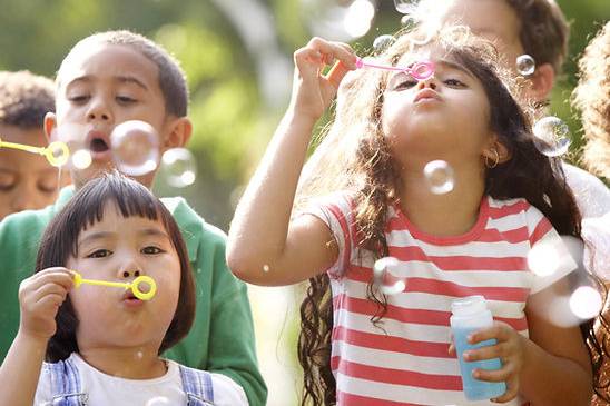 Blowing bubbles