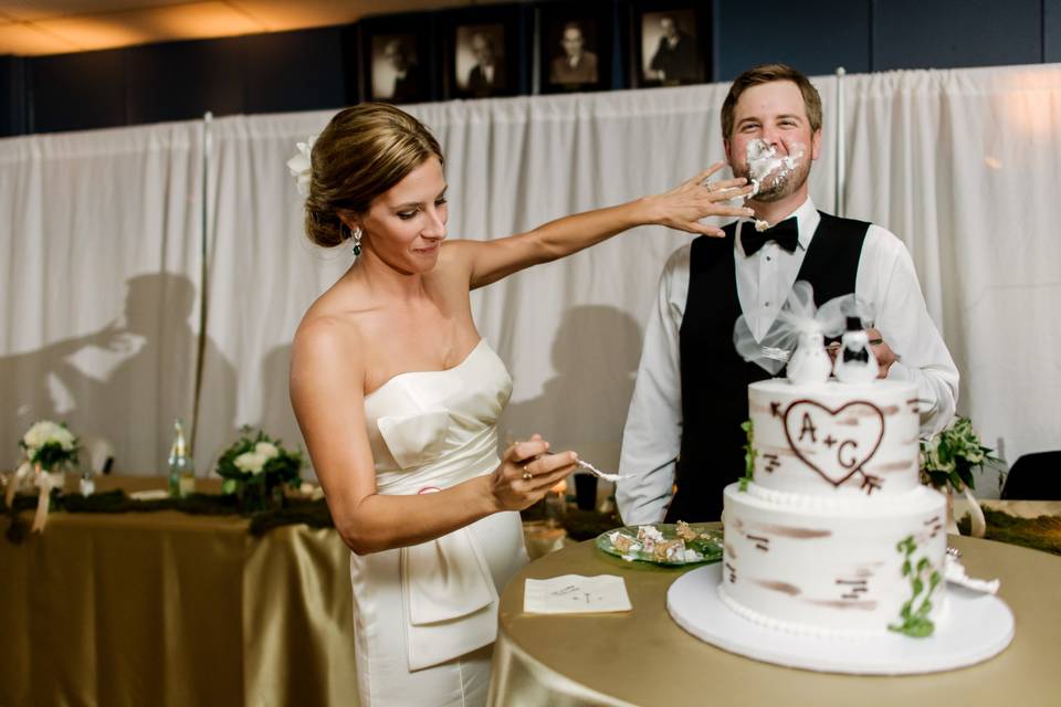 Cake in the face