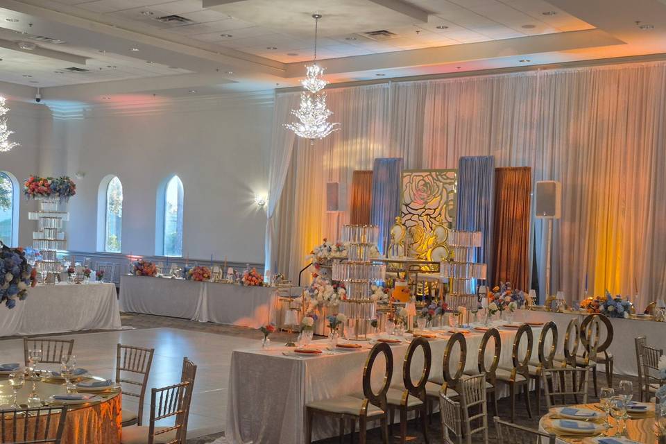Gold chairs