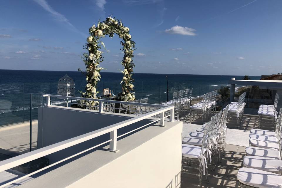 Rooftop Ceremony //Jupiter, fl