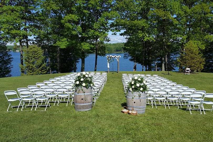 Ceremony Overlooking The Bay