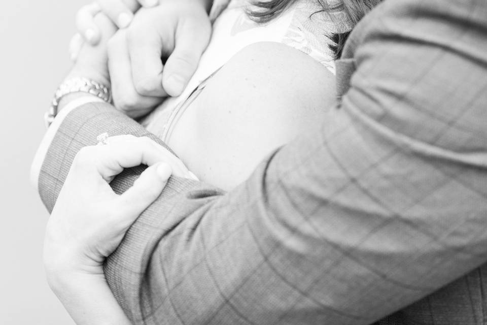 Black and White Engagement