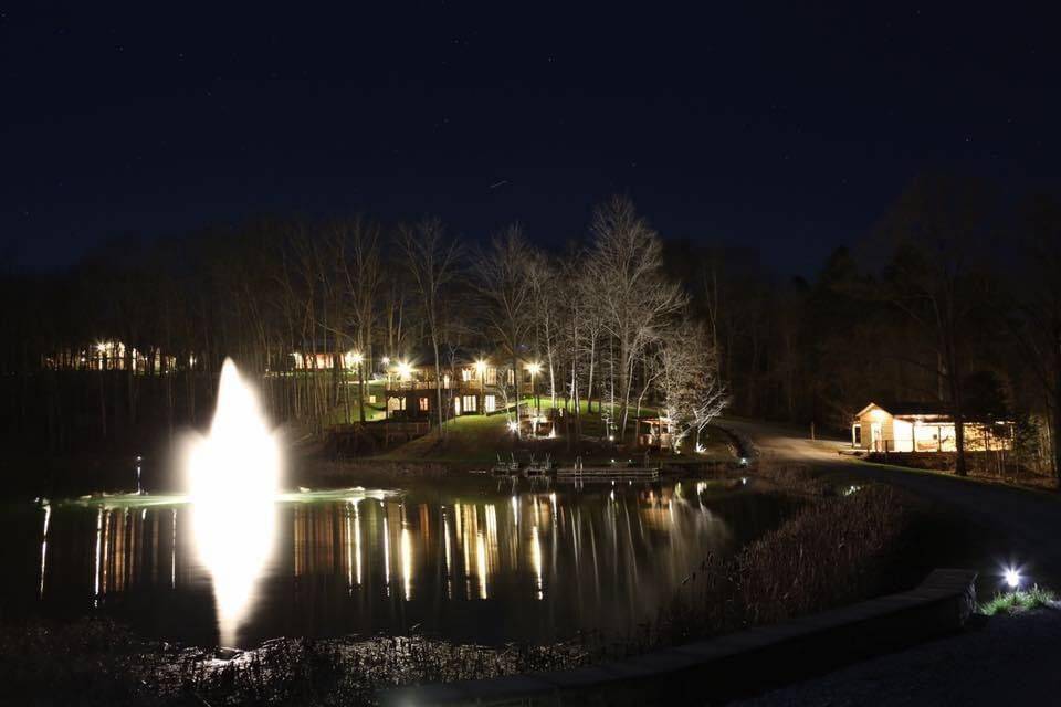 Five Star Lake at night