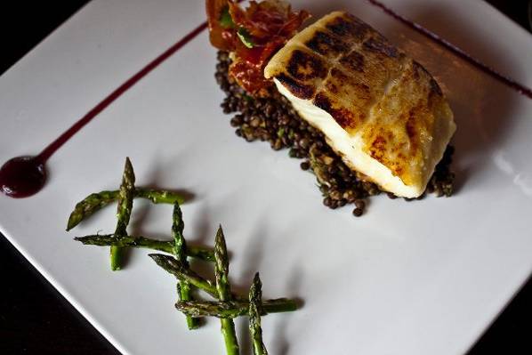 Seared Halibut Entree