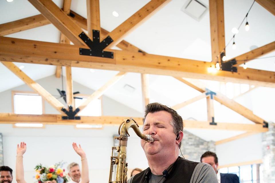 A sax player, too!
