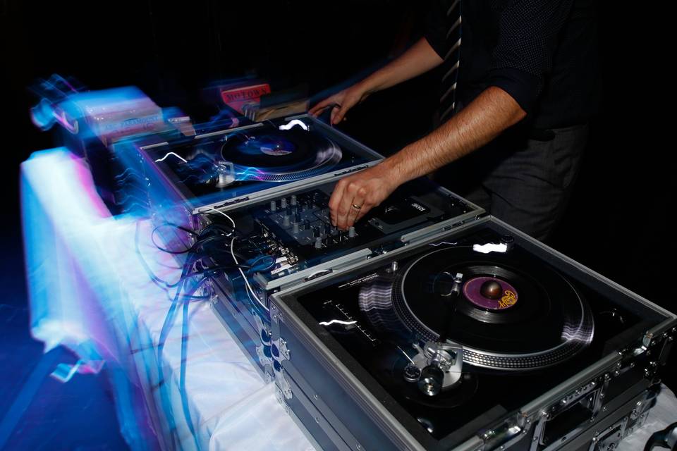 Dj's ,mixer - Photo by Brian Rozman