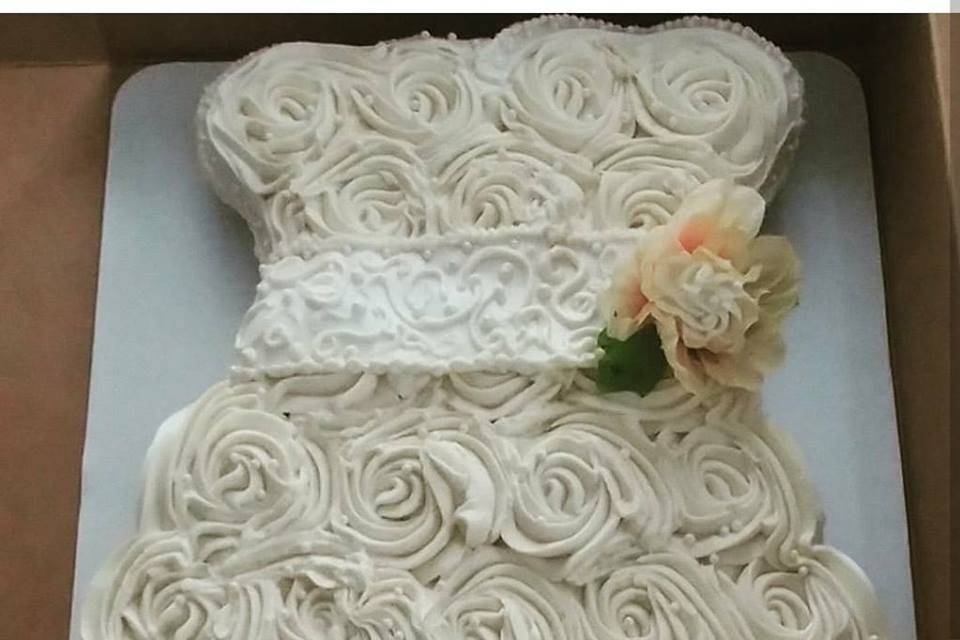 Bridal shower cupcakes