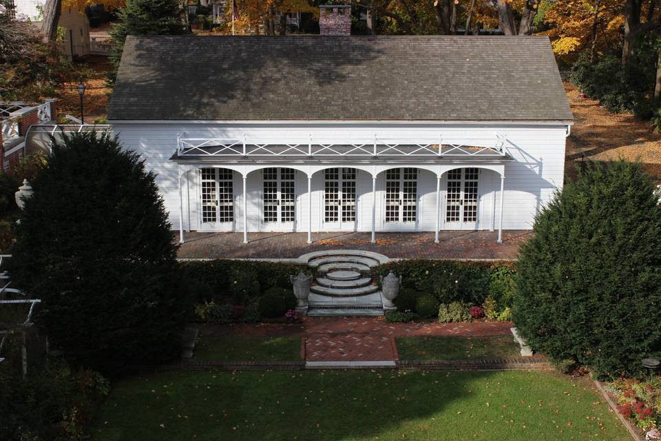 The Garden House at the Keeler Tavern Museum