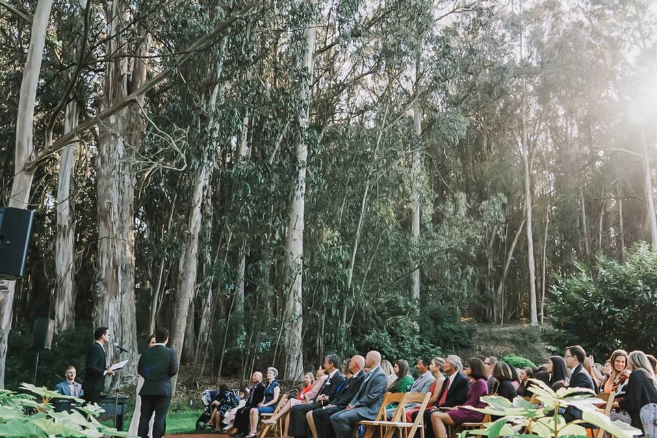 Ceremony in San Fran Nature