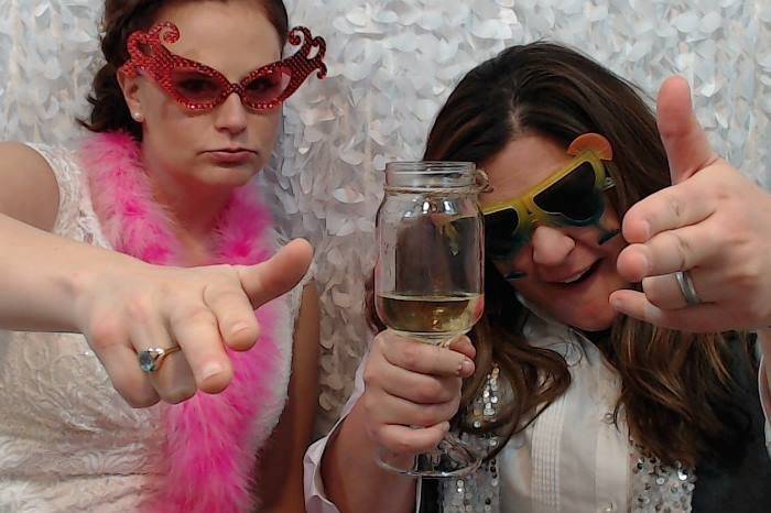 Brides LOVE the photo booth!