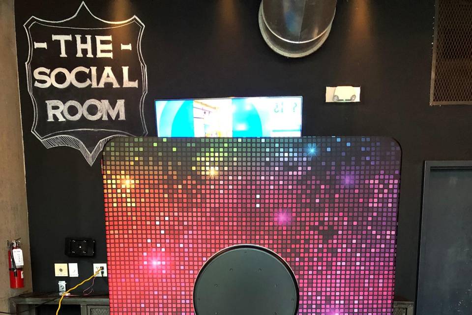 Disco backdrop