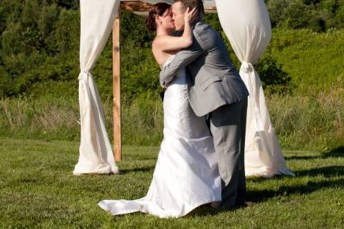 Wedding kiss