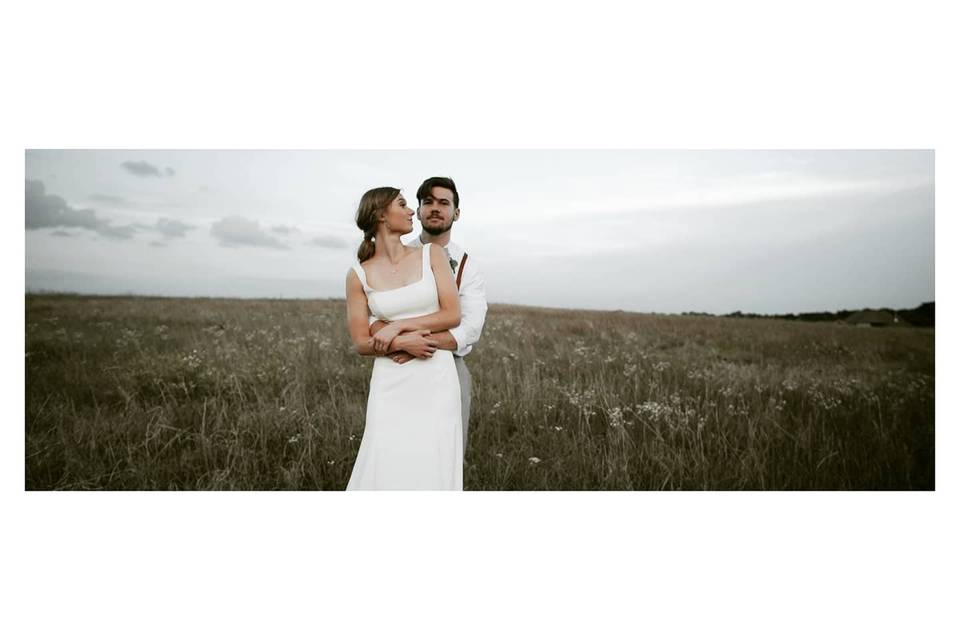 Couple in a field