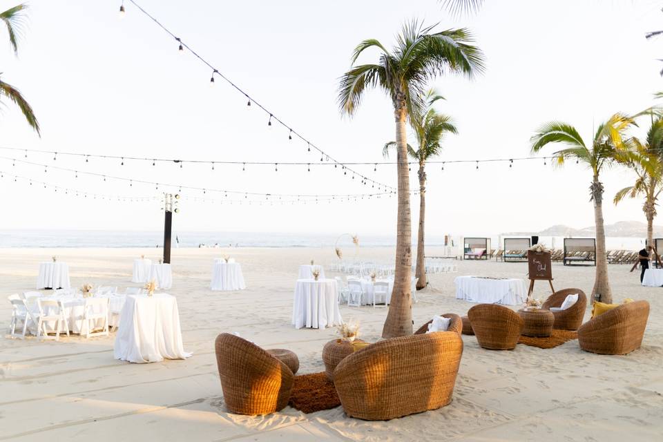 Cabo: Beach Wedding Reception