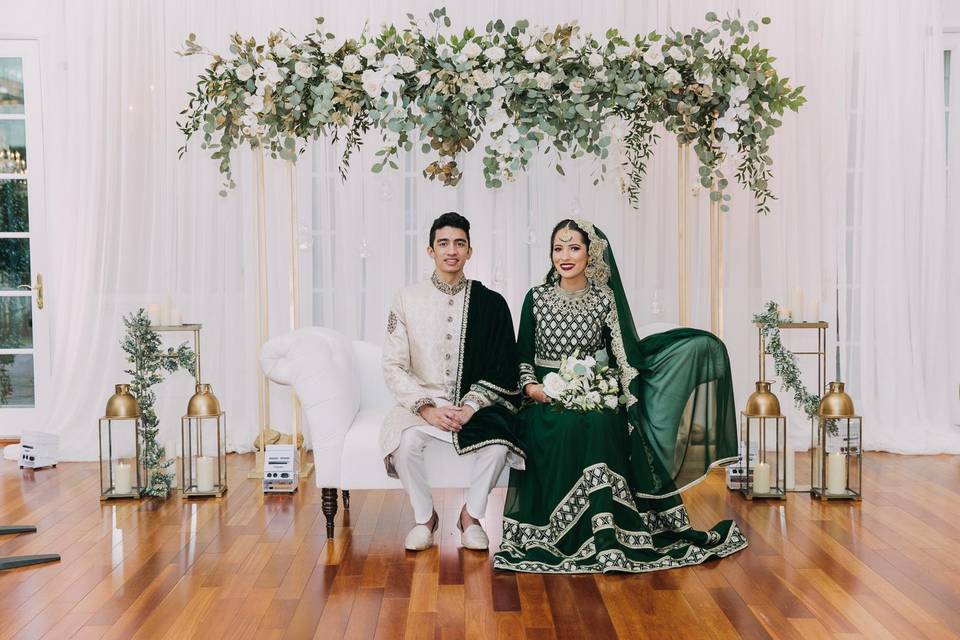 Nikkah backdrop