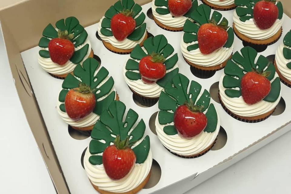 Strawberry cupcakes