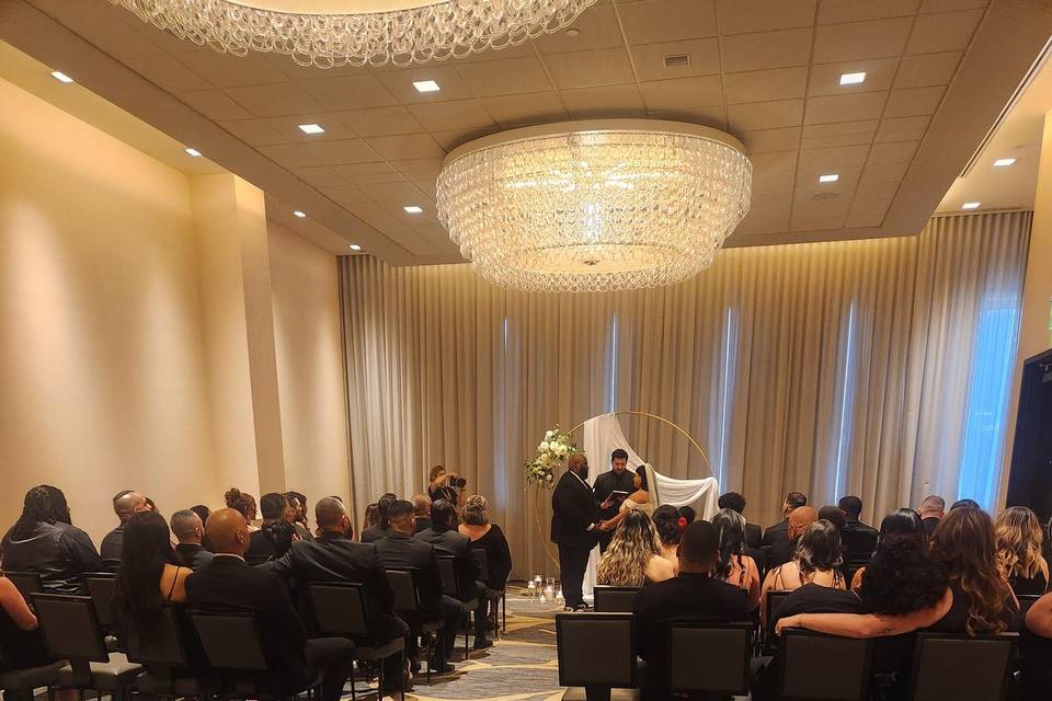 Downtown wedding
