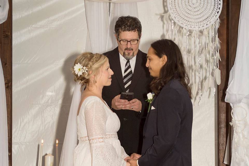 Wedding in a tent!