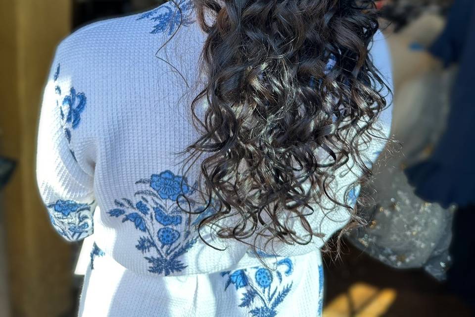 Bridal hair