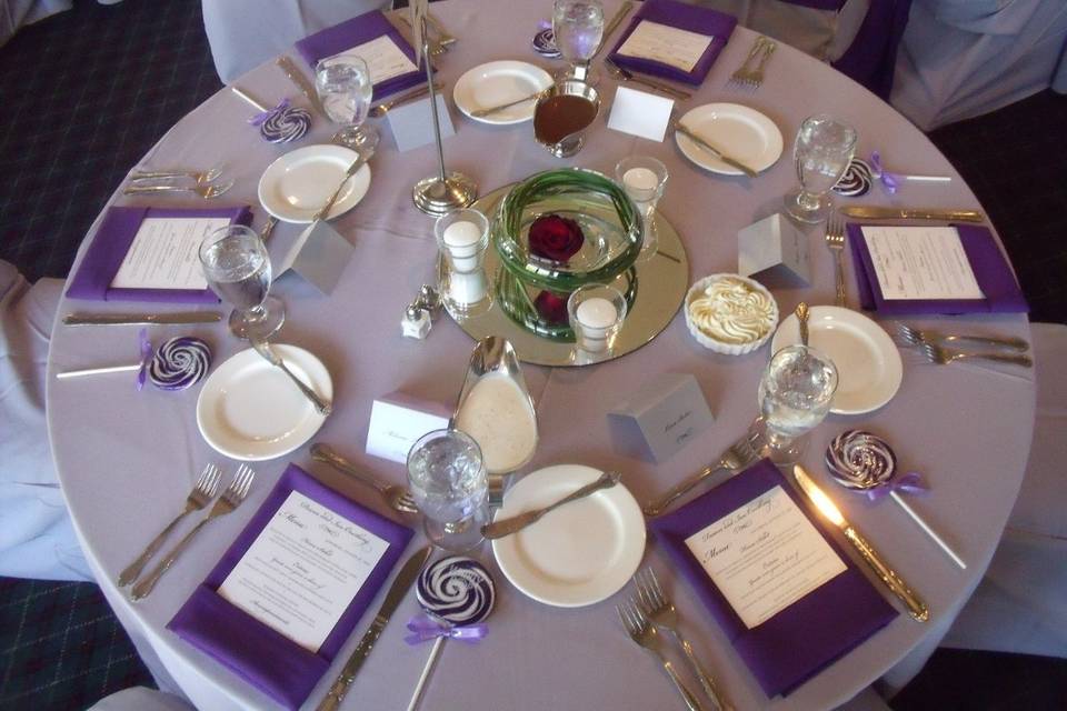 Table setting - Fantastic Event Direction