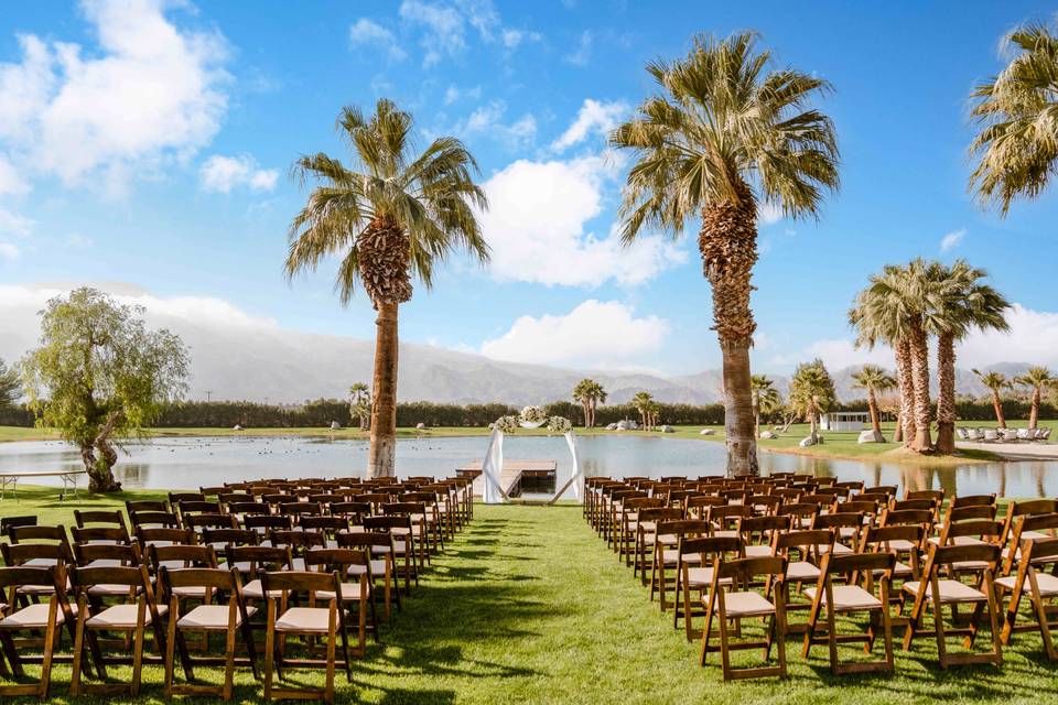 Lakeside ceremony