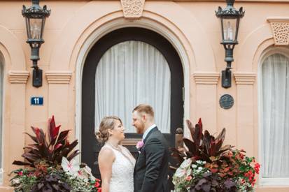 Wedding portraits downtown