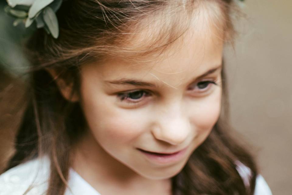 Flower girl crown