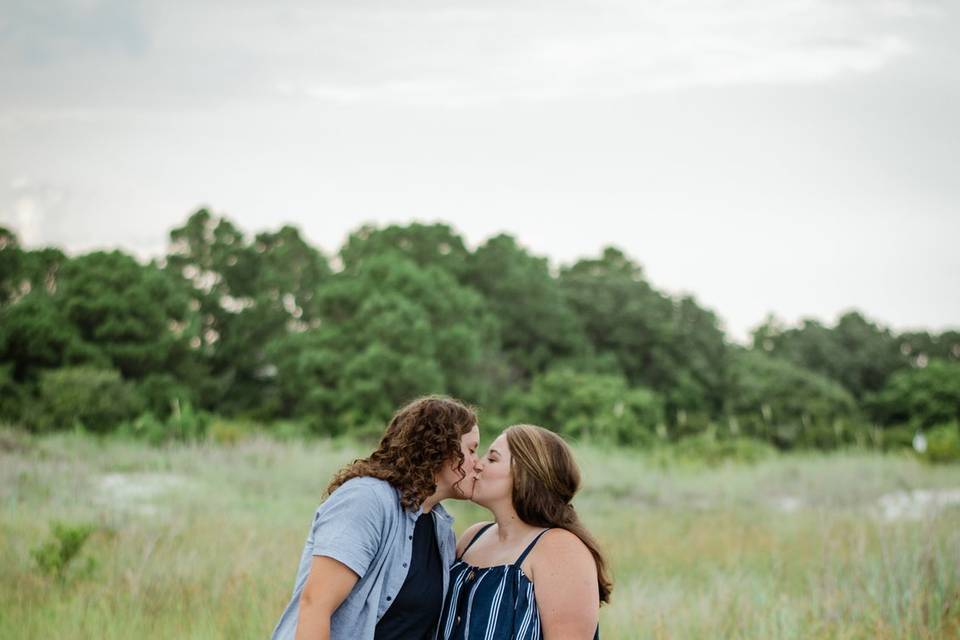 Beach couples shoot