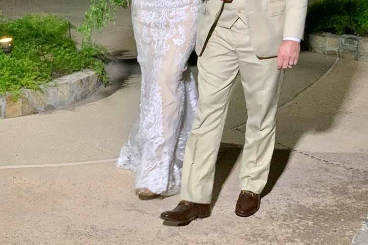 Off white suit
