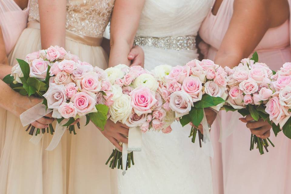Bouquets at the ready